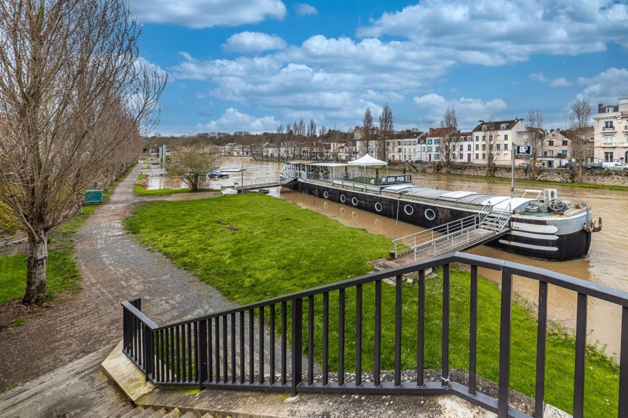 Appartement L'Ilot Bleu Paradis Melun Exteriör bild